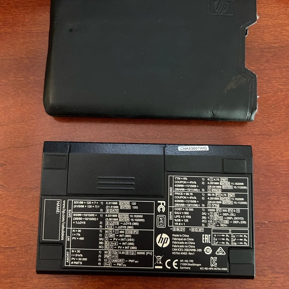 HP Financial Calculator